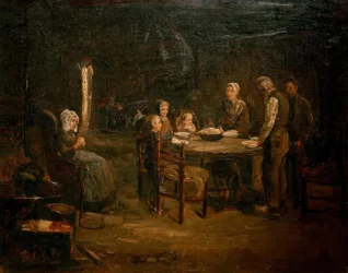 Étude pour la prière de table